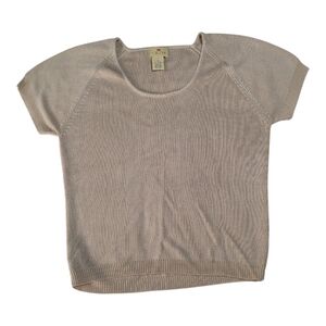 90s Limited America Gold Knit Short Sleeve Top Medium